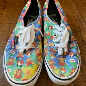 Vans Nintendo mario brothers shoes size 8